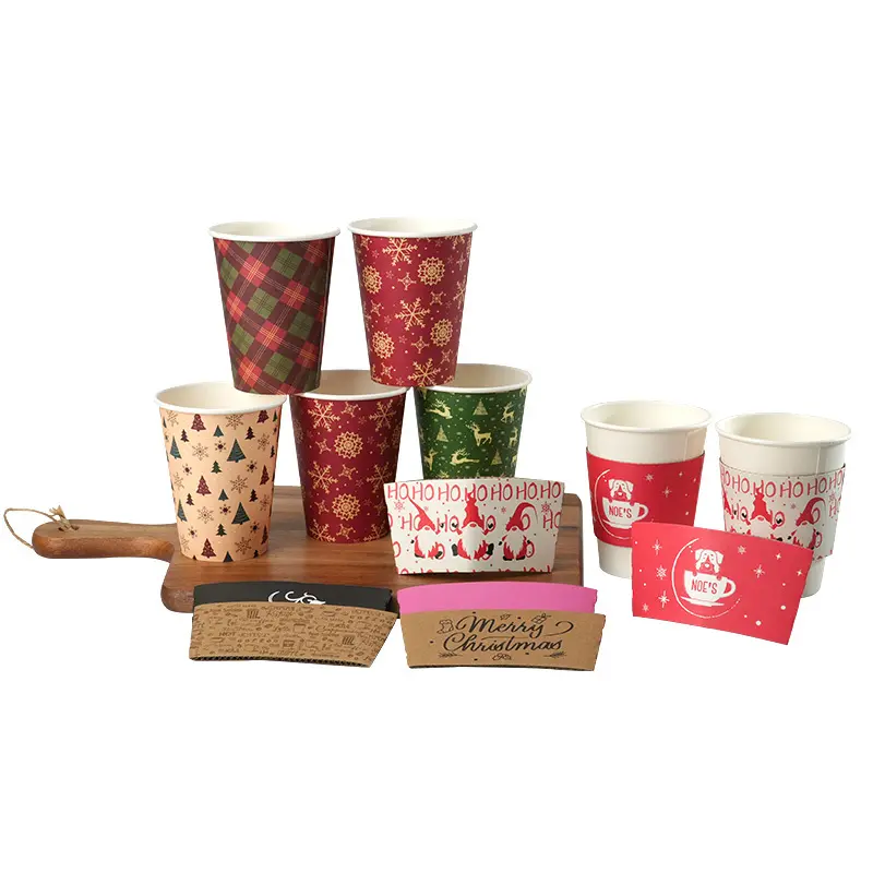 Long Lasting Custom Hot Cup Sleeves for Cafes 4
