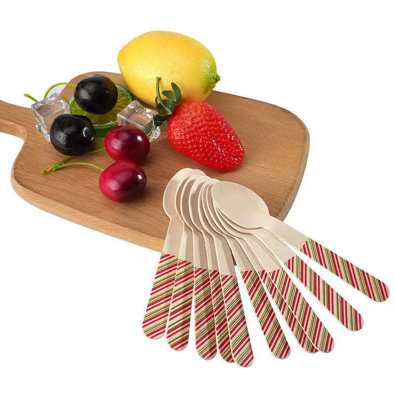 Safe to Use Disposable Wooden Spoon and Fork Price List 3