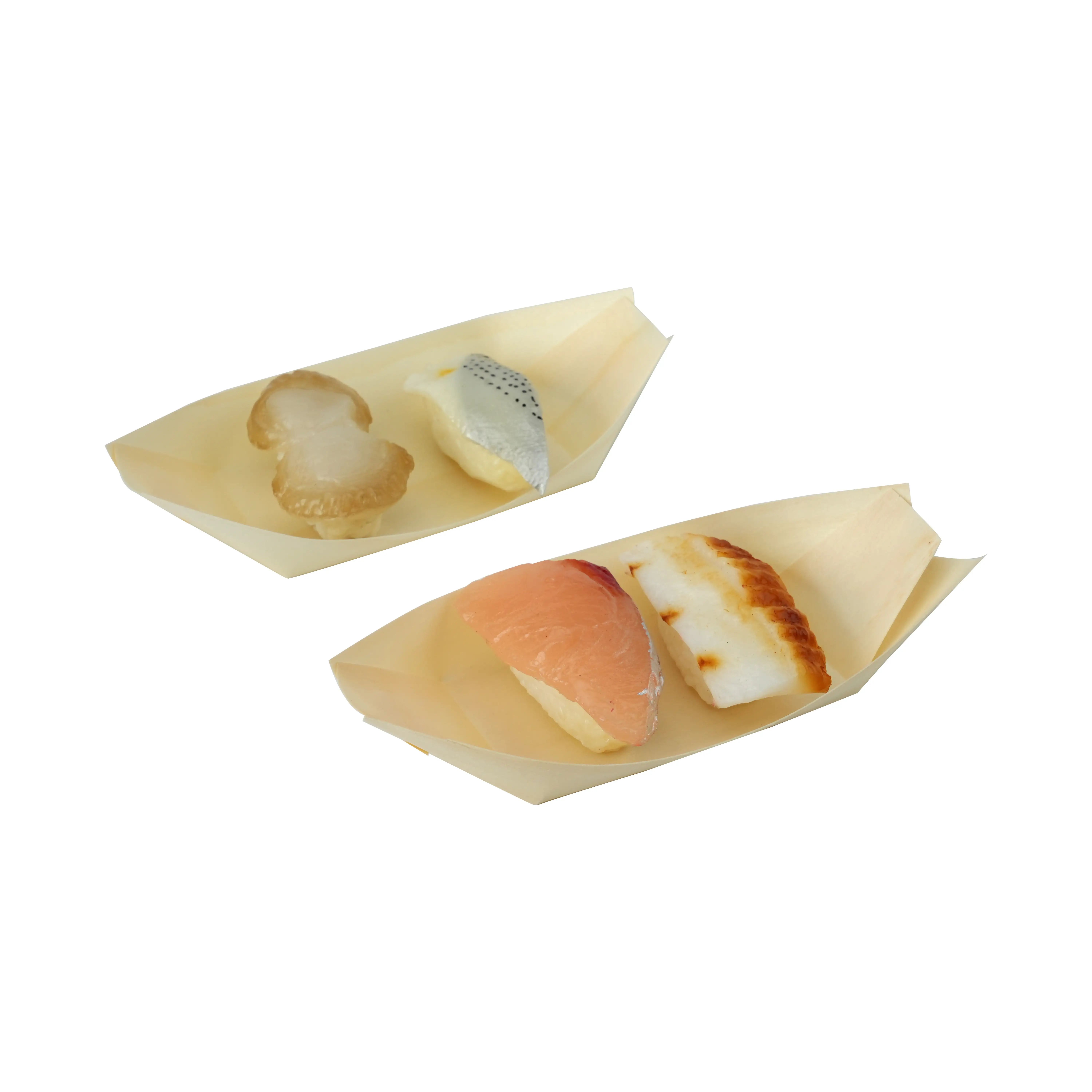 Суши завины тавиур 100 ширхэг нэг удаагийн япон Сашими тавагтай модон суши таваг 1