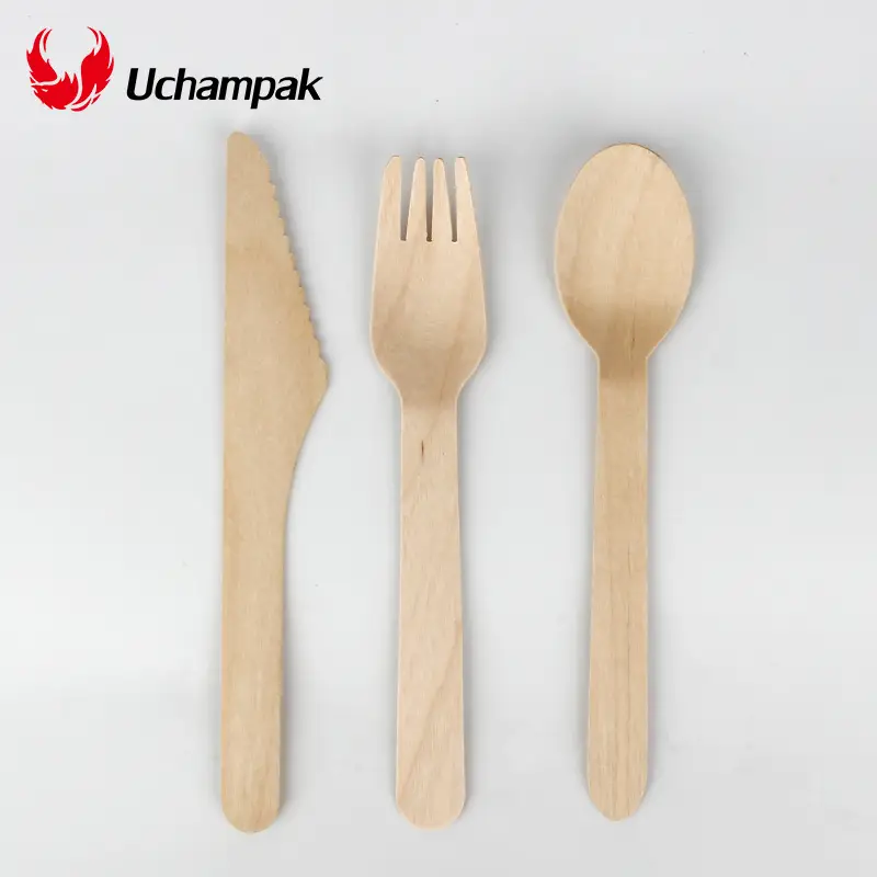 Uchampak-Bio Bamboo ресторан, CAFF, кафе, бамбук кашык / айры / бычак 1