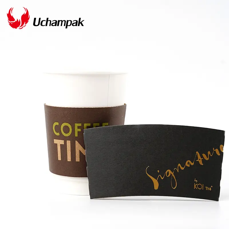 Personalised Coffee Sleeves - for Frozen Food Packaging - Uchampak 5