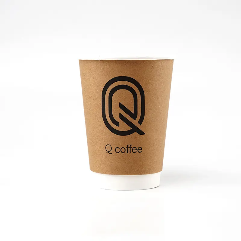  custom double wall paper coffee cups  | Uchampak 4