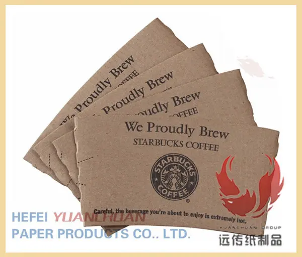 Custom hot cup sleeves Manufacturer | Uchampak 4