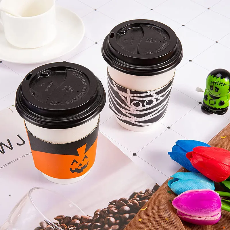 Uchampak Double Wall Paper Coffee Cups Double Wall Paper Coffee Cupssupplier 4