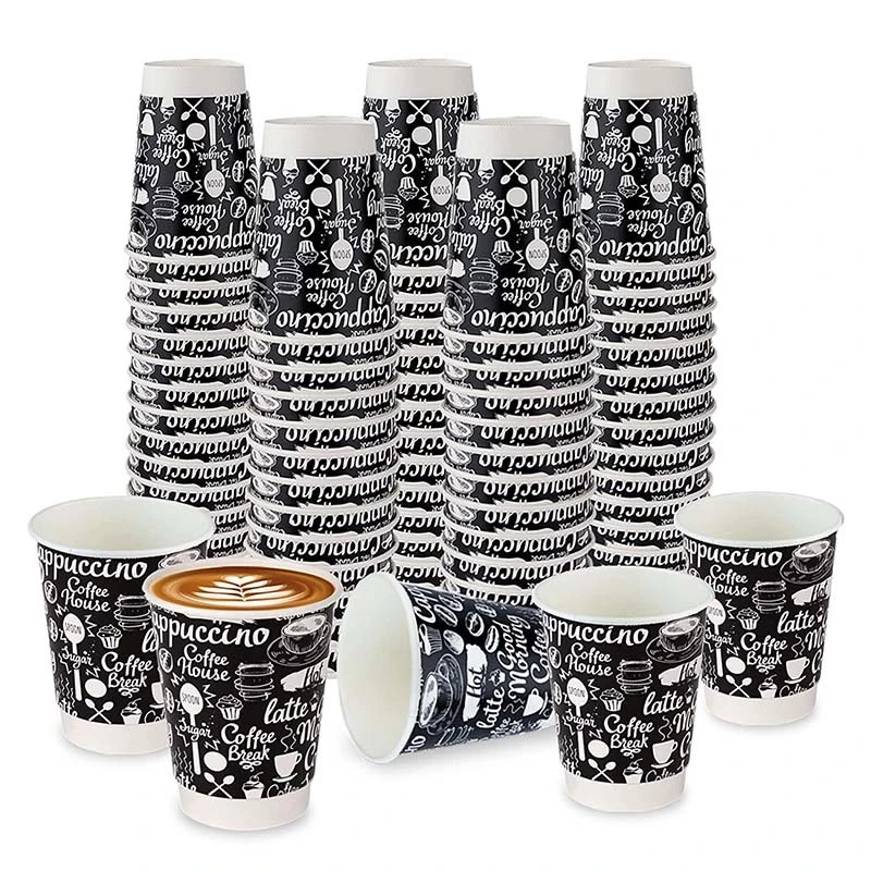 Uchampak - Good Quality Factory Sale Custom Single Wall Coffee Paper Cup Hot Drink Cup Catering Supplies Cup Sleeves 1