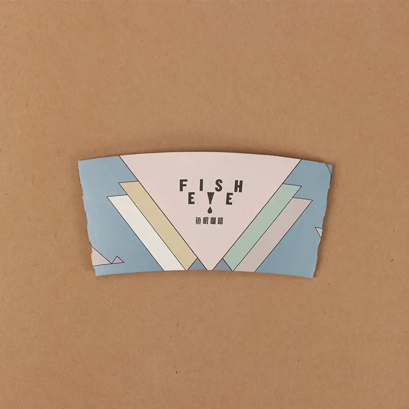 Uchampak – vestes/manches Java en papier résistant à la chaleur, économie compostable, vente en gros d'usine, manches pour tasses de boissons chaudes 1