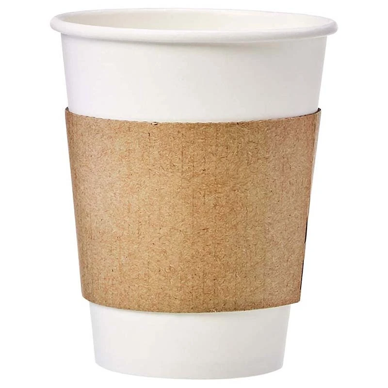 Uchampak- Hittebestande papier Pasgemaakte logo-ontwerp Papierbeker-omslag Koffiebekerbaadjie Warmdrankbekermoue1 1