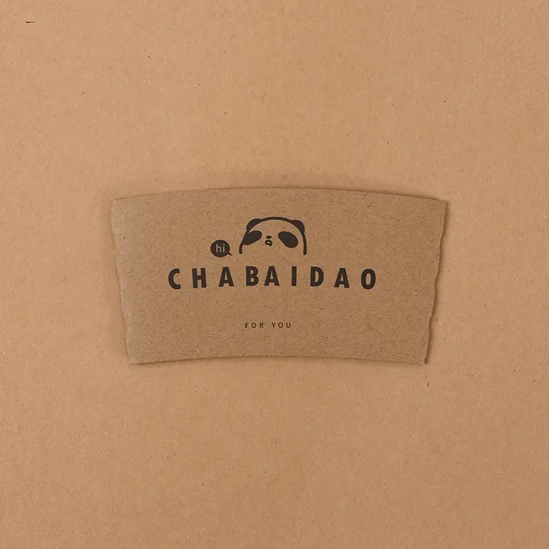 اچامپک - د عمده پلور کرافټ کاغذ ګرم کپ جاکټ/آستین د 10-24 اوز کپ کپ آستین لپاره 1