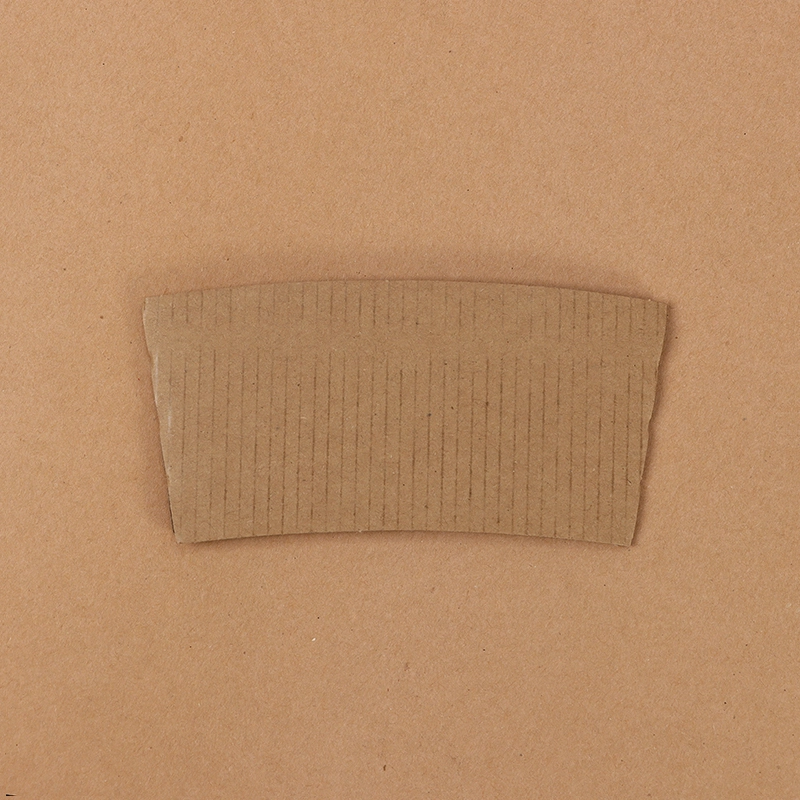 Uchampak- Disposable Corrugated Paper Cup Cover Coffee Cup Jacket Hot Drink Cup Sleeves Cup Sleeves 1