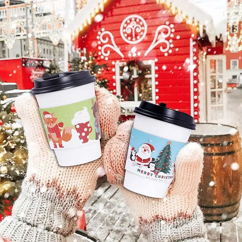 Customized Paper Coffee Cups with Lids Coffee Cups & Sleeves Wholesale - Uchampak 7