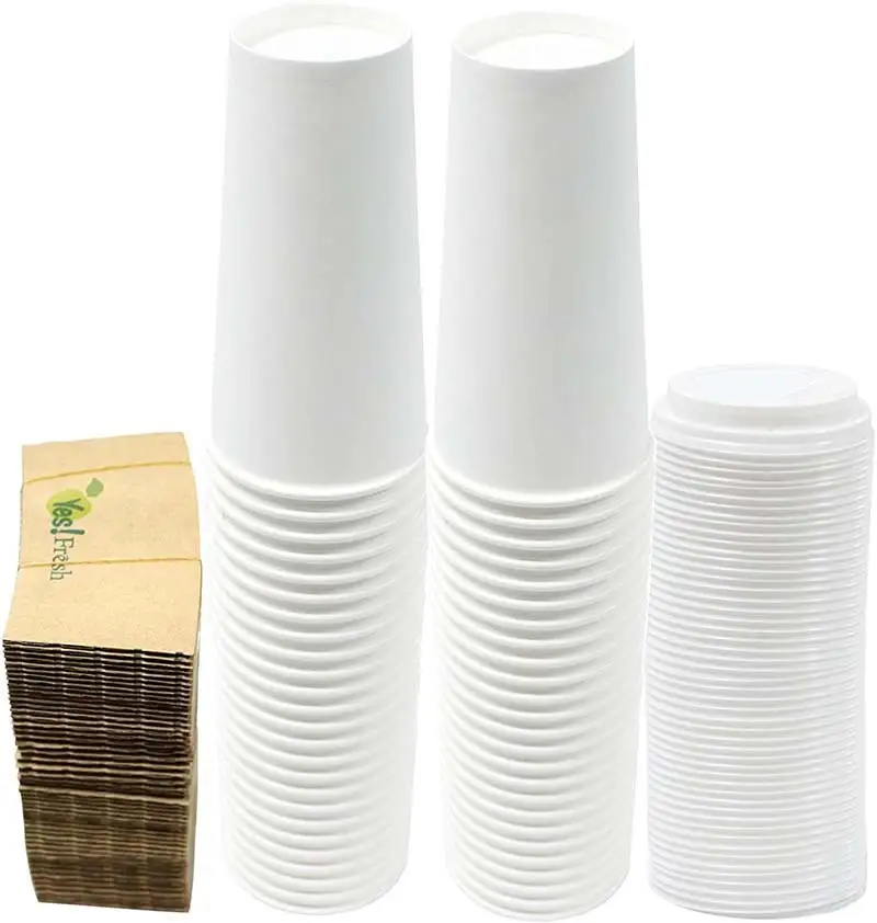 Uchampak- Cup Sleeve For Hot and Cold Drinks Paper Cup Sleeve Customized Color and Pattern Anti-scalding Cup Sleeves 1