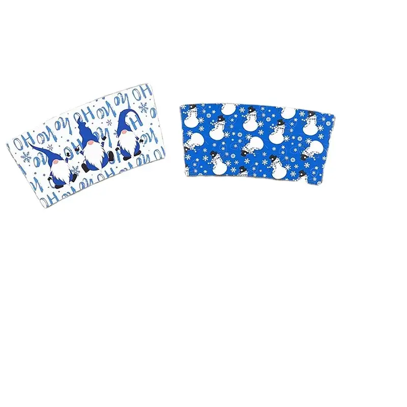 Uchampak- Cup Sleeve Corrugated For Hot and Cold Drinks Paper Cup Sleeve Customized Color coffee sleeves Cup Sleeves 1