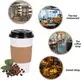 Custom custom coffee cup sleeves  Manufacturer | Uchampak 5