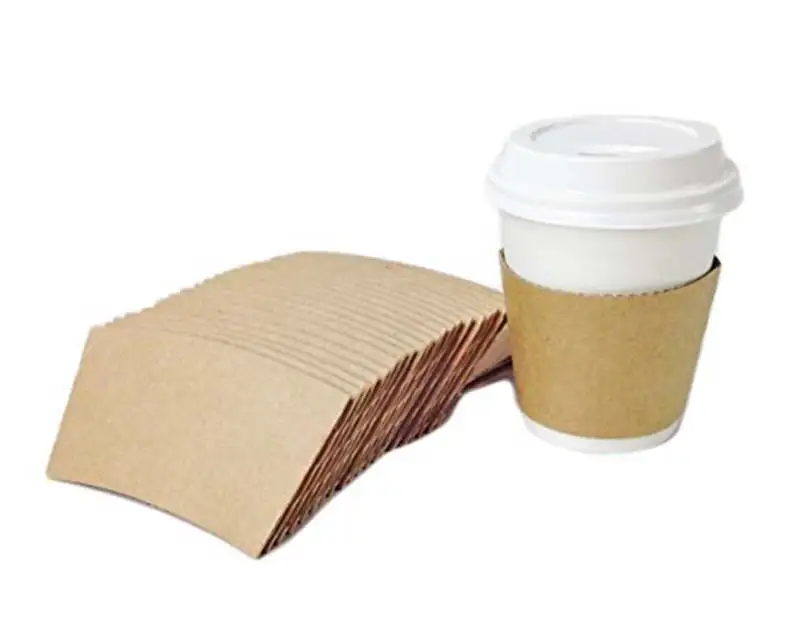 Uchampak: tasses de paper de doble paret ecologistes d'un sol ús estampades personalitzades, mànigues de tassa de cafè2 1