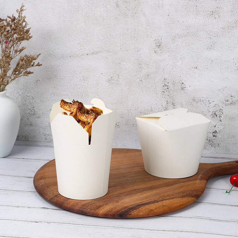 Uchampak- Disposable Packaging Cardboard Custom take away food lunch box Cup Sleeves 1