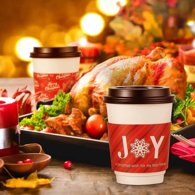 Quality Customized Paper Coffee Cups with Lids Factory Direct Supply for Fine Dining 4