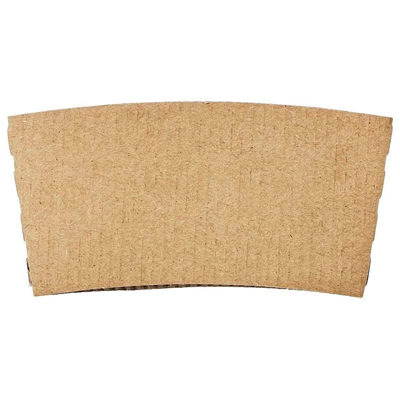 Uchampak - Recyclable Disposable Cardboard Sleeve, Insulated for Hot Drinks. Fits 10 12 16oz paper cup Cup Sleeves 1