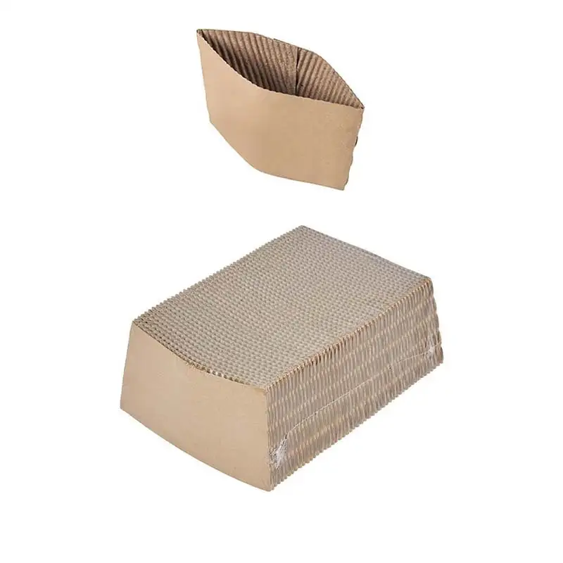 Uchampak- Customized Disposable paper Coffee  Cup Sleeve Packaging Paper Cup Holder Anti-scalding 1