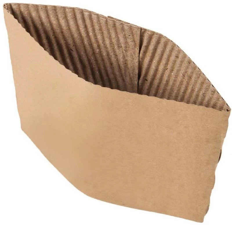 Uchampak - Paper Cup Sleeve Customized Disposable Coffee Tea Cup Sleeve Paper Sleeve Packaging Cup Holder Cup Sleeves1 1
