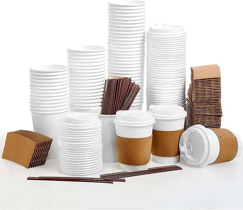 Uchampak- Mohope oa Kofi o Lahliloeng o Lahloang oa Mohope oa Mohope oa Sleeve Packaging Paper Cup Holder Cup Sleeves 1