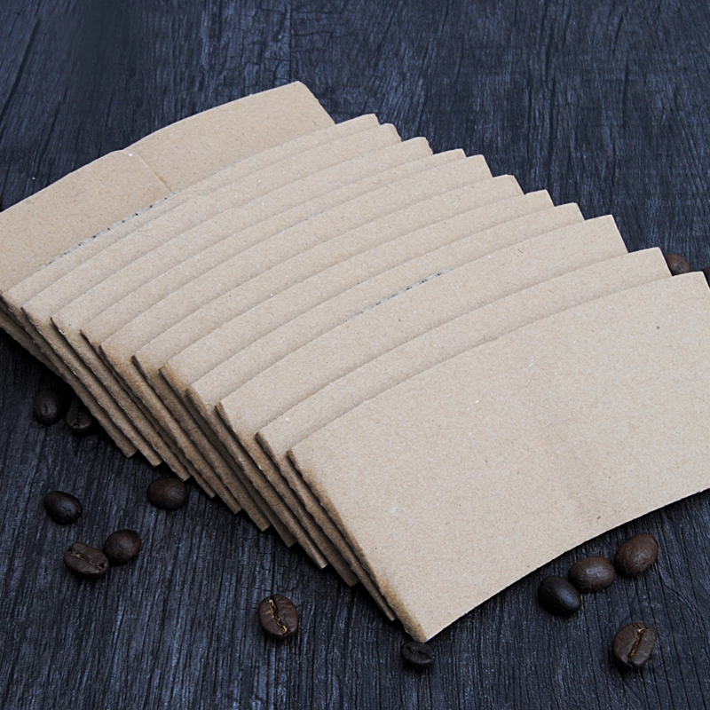 Uchampak - Customized paper cup sleeve/coffee cup jacket/hot cup sleeve Cup Sleeves 1