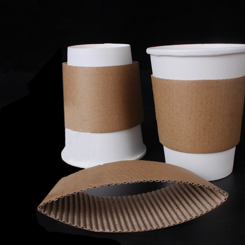 Uchampak - Recycled Paper cup Sleeve for heat protection Cup Sleeves 1