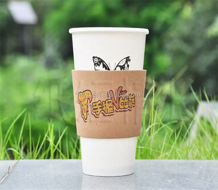 Uchampak- direct buy china coffee cup sleeve/ paper cup machine/ paper cup making machine prices Cup Sleeves 1