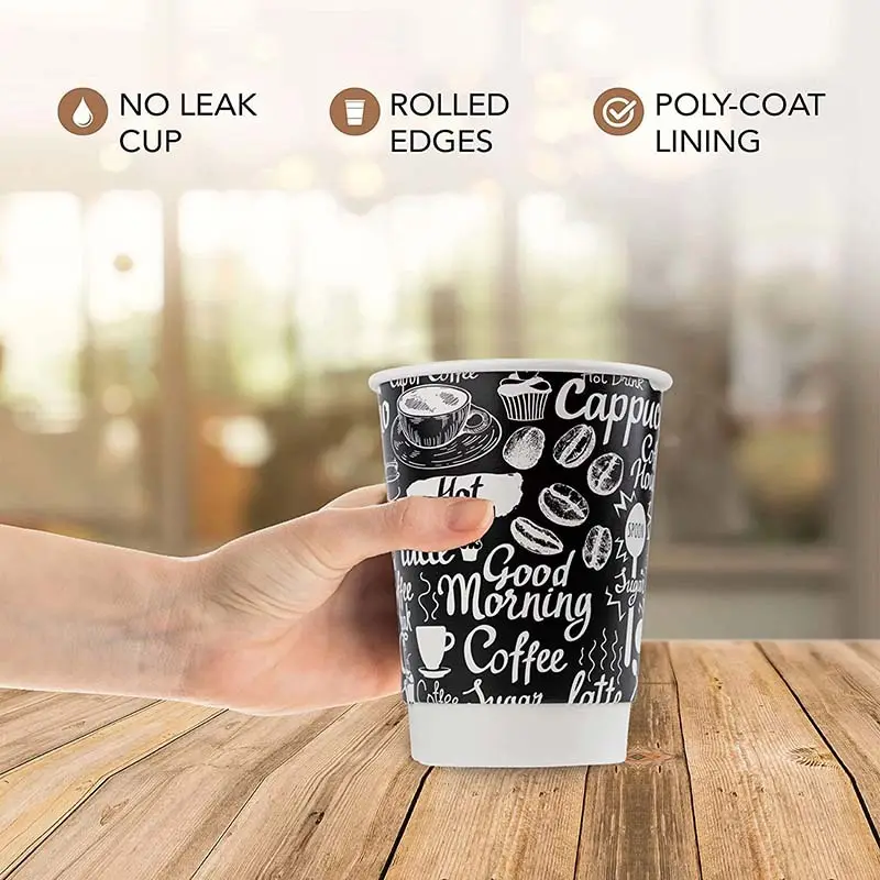Uchampak |  disposable coffee cups with lids  3