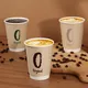 Custom custom double wall paper coffee cups  Manufacturer | Uchampak 7