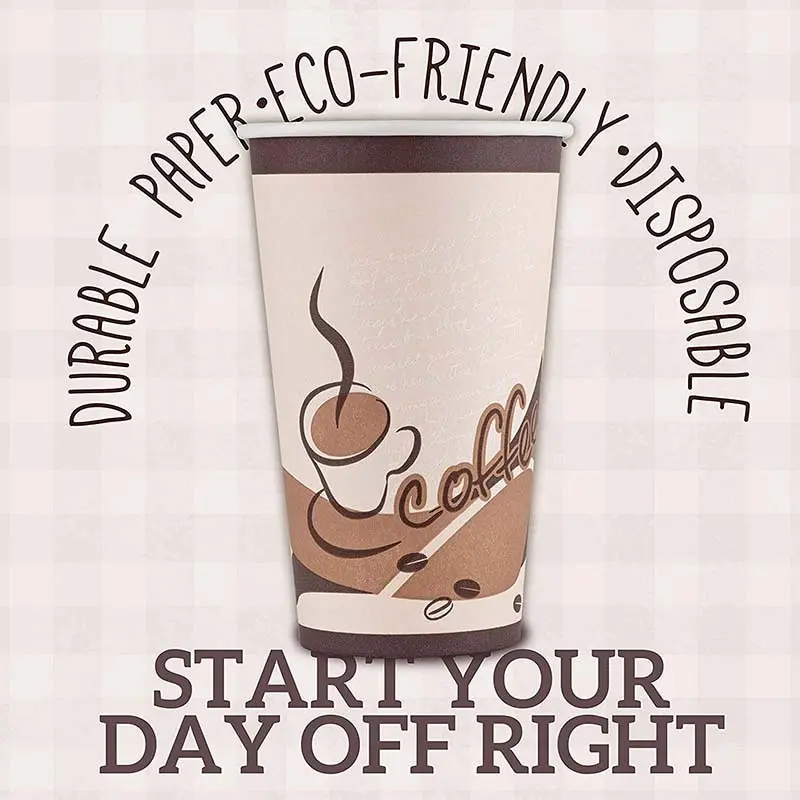 Custom paper cups for hot drinks  Manufacturer | Uchampak 7