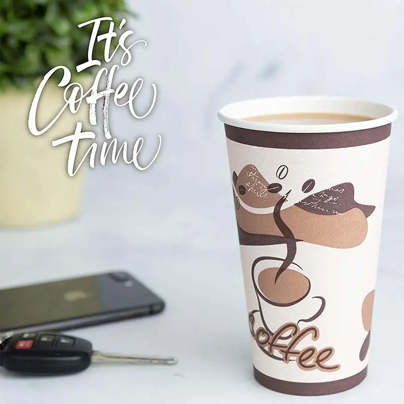 Custom paper cups for hot drinks  Manufacturer | Uchampak 4