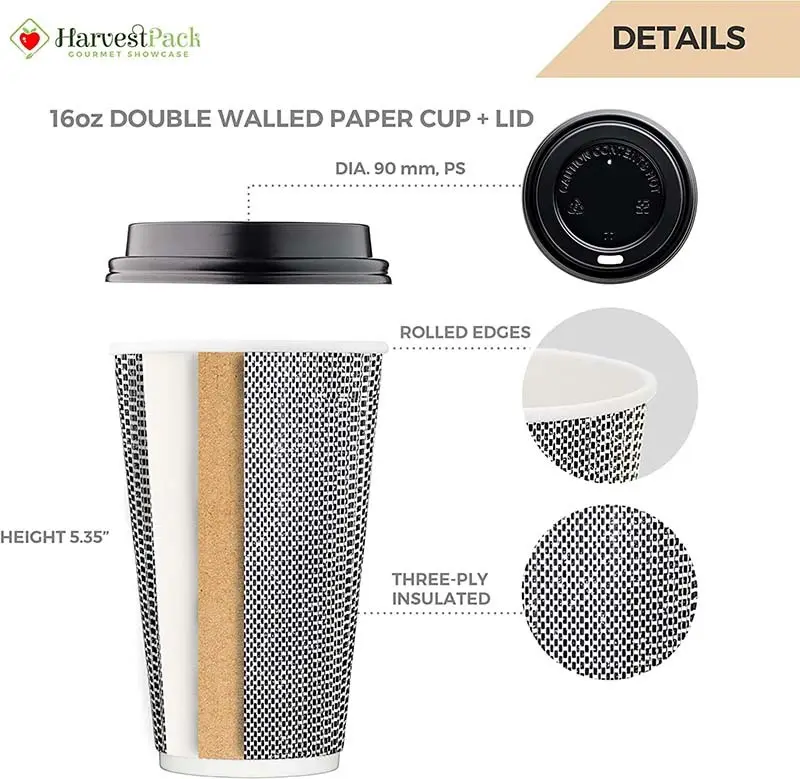 white paper cups  | Uchampak 7