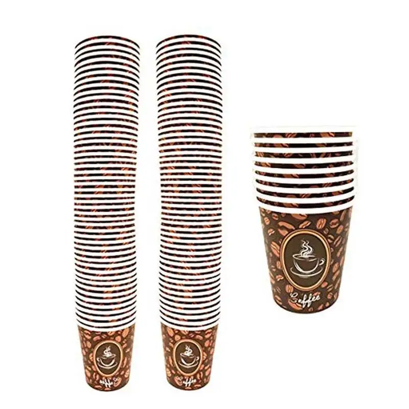 Uchampak - Paper cup Custom Logo Square Paper Container Square Paper Bowl Single wall cup 1