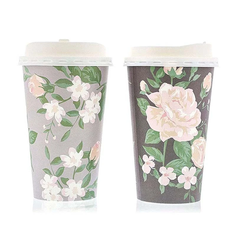 Uchampak - Paper cup Custom Logo Square Paper Container Square Paper Bowl Single wall cup1 1