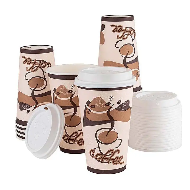 Uchampak- ਪੇਪਰ ਡਿਸਪੋਸੇਬਲ ਕੱਪ, ਪਾਣੀ ਲਈ ਗਰਮ/ਠੰਡੇ ਪੀਣ ਵਾਲੇ ਕੱਪ, ਜੂਸ ਸਿੰਗਲ ਕੰਧ ਕੱਪ3 1