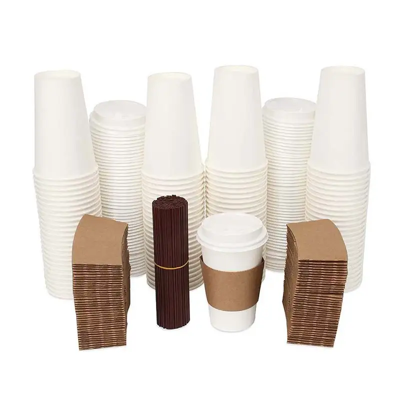 Uchampak - Paper cup Custom Logo Babak Paper Wadahna cangkir témbok Tunggal 1