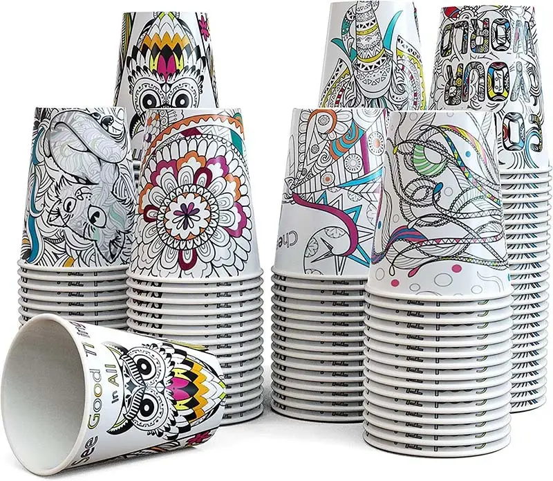 Custom custom paper cup  Manufacturer | Uchampak 7