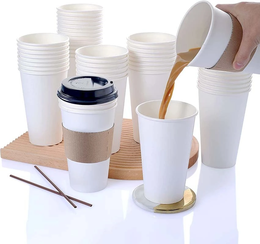 Uchampak - Paper cup Custom Logo  Paper Paper Bowl Green Gold Dark Wall Craft STYLE Food Single wall cup 1