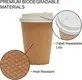 double wall compostable coffee cups at Wholesale Prices | Uchampak 6