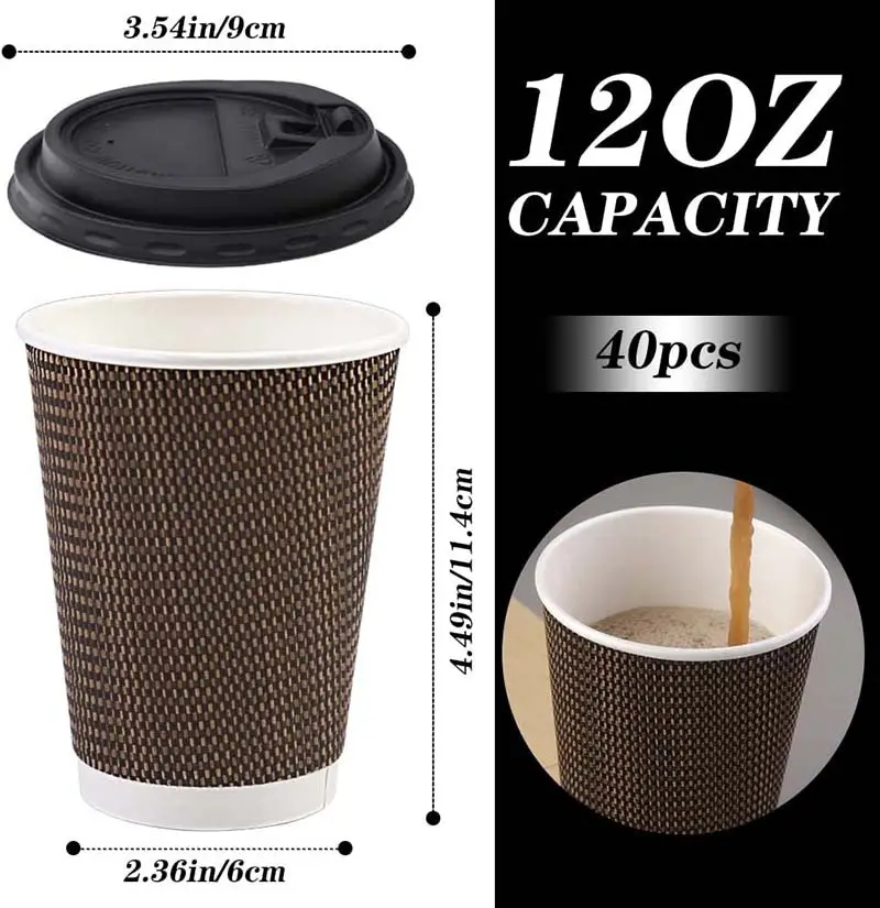 Custom ripple wall cups  Manufacturer | Uchampak 3