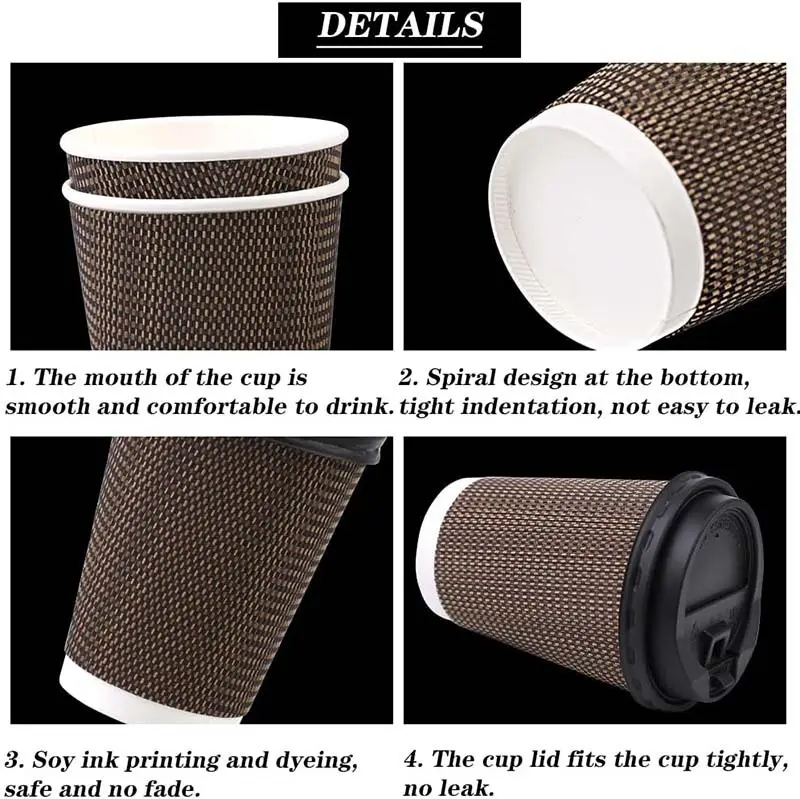 Custom ripple wall cups  Manufacturer | Uchampak 5