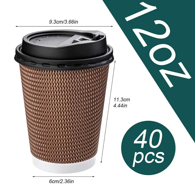 Uchampak |  ripple paper cups suppliers 1 2