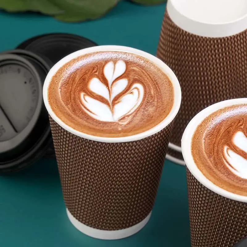 Uchampak |  ripple paper cups suppliers 1 4