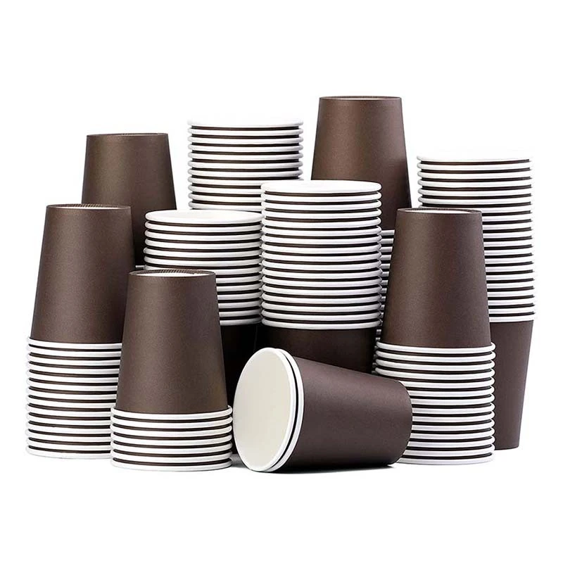 Uchampak - Hot Coffee Paper Cup Disposable Double Wall 8oz 12oz 16oz 20oz to go cups Printing paper cups Single wall cup 1