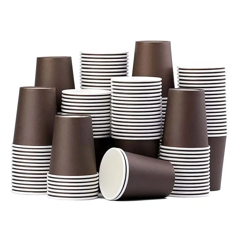 Uchampak - Hot Coffee Paper Cup Disposable Double Wall 8oz 12oz 16oz 20oz to go cups Printing paper cups Single wall cups 1