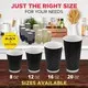 Custom black ripple coffee cups  Manufacturer | Uchampak 7