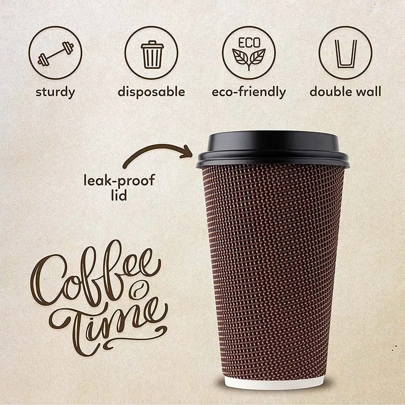 Custom black ripple cups  Manufacturer | Uchampak 6