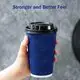 Uchampak |  12oz black ripple cups  4