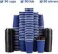 Uchampak |  12oz black ripple cups  6