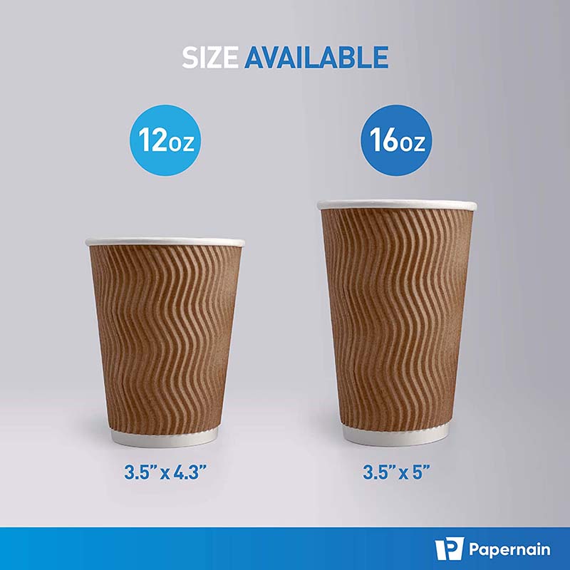  black ripple coffee cups  | Uchampak 8